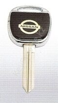 Авто-лого  никель - Nissan  широкий (C-031)