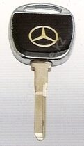Авто-лого  никель - Mercedes  узкий