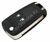 Выкидной ключ с чипом для Chevrolet  433 Mhz, 2 кнопки