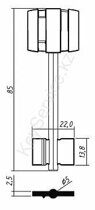 Латунь - ПАРУ САМ _ БОРДЕР-03 _ BRD3DP (088)