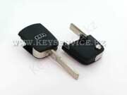 Передняя часть пульта Audi (овал крепеж выкидной)  HU66T, без чипа