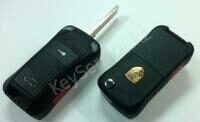 Выкидной ключ с чипом для Porsche 2+1 кн. 315mhz