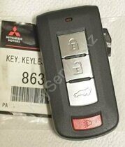 Смарт ключ для Mitsubishi Outlander 2015+ Pcf7952-315mhz-3+1 кнопки